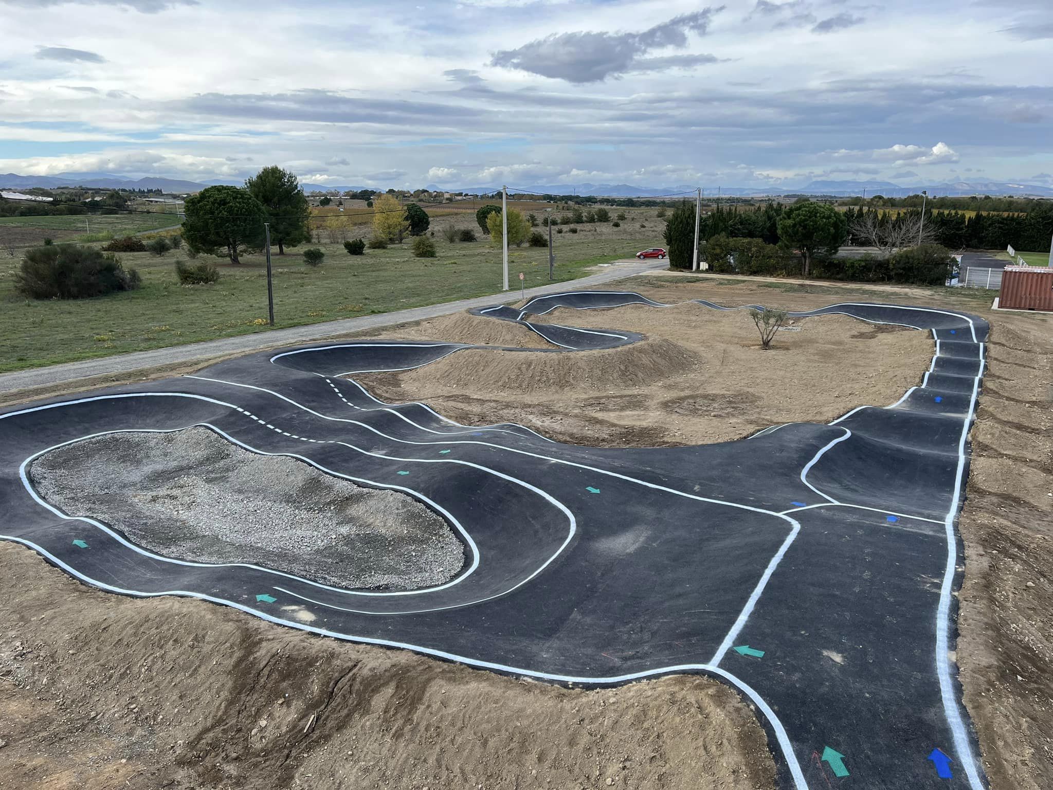 Réalisation d’un Pump Track pour la Mairie de Banyuls dels Aspres