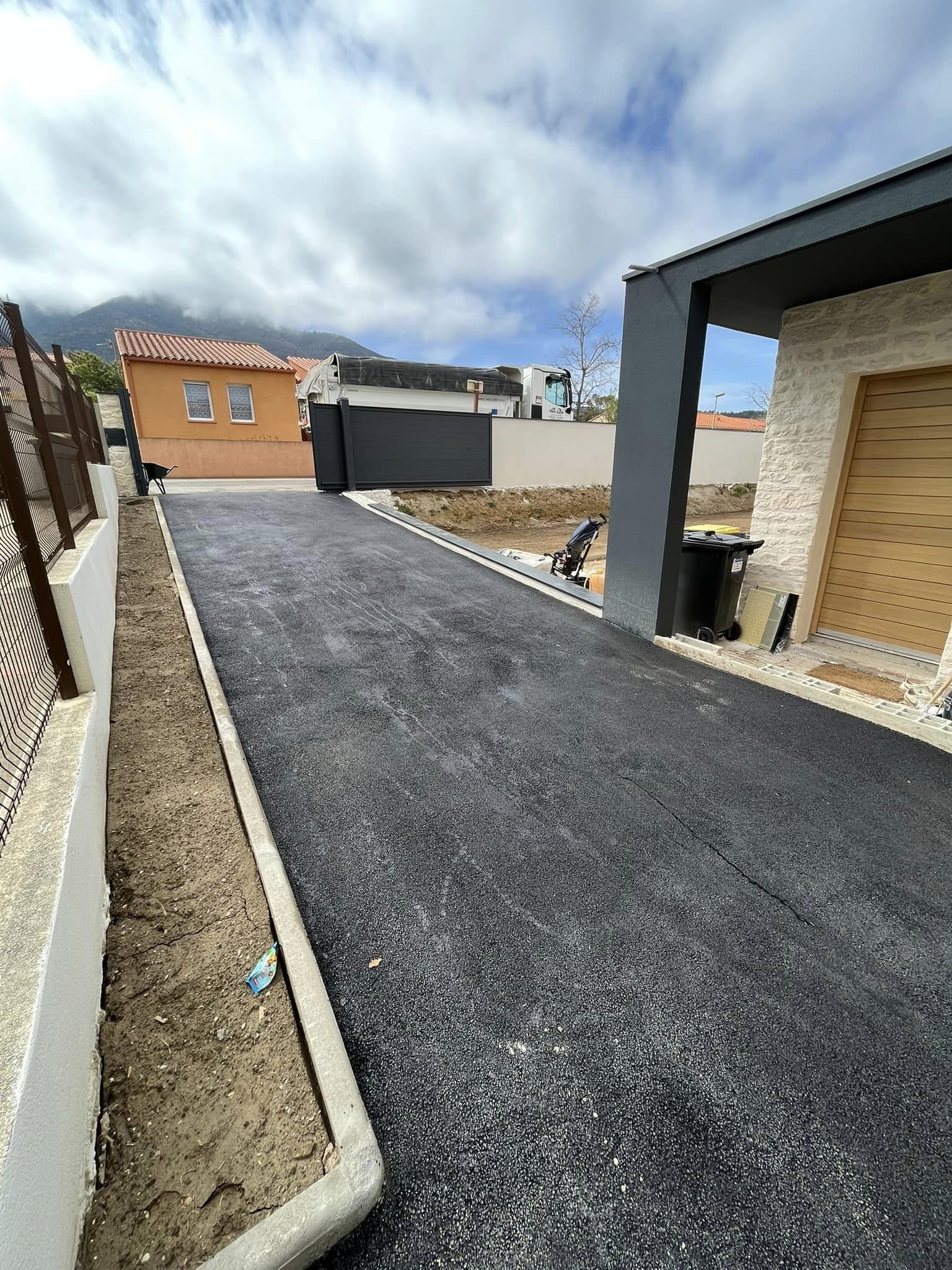 Enrobé sur la commune de Argeles sur Mer