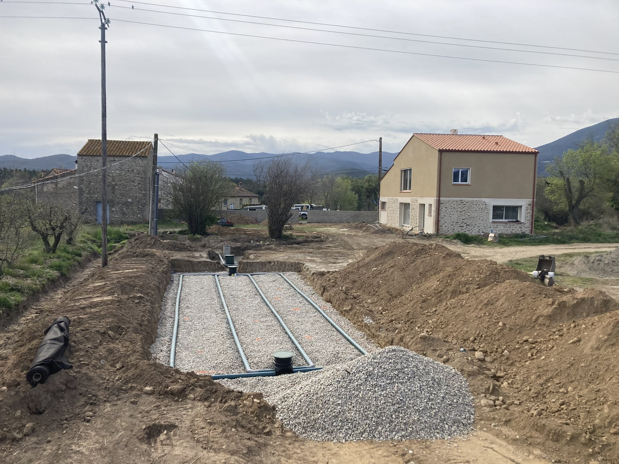 Terrassement à Saint-Jean-Pla-de-Corts