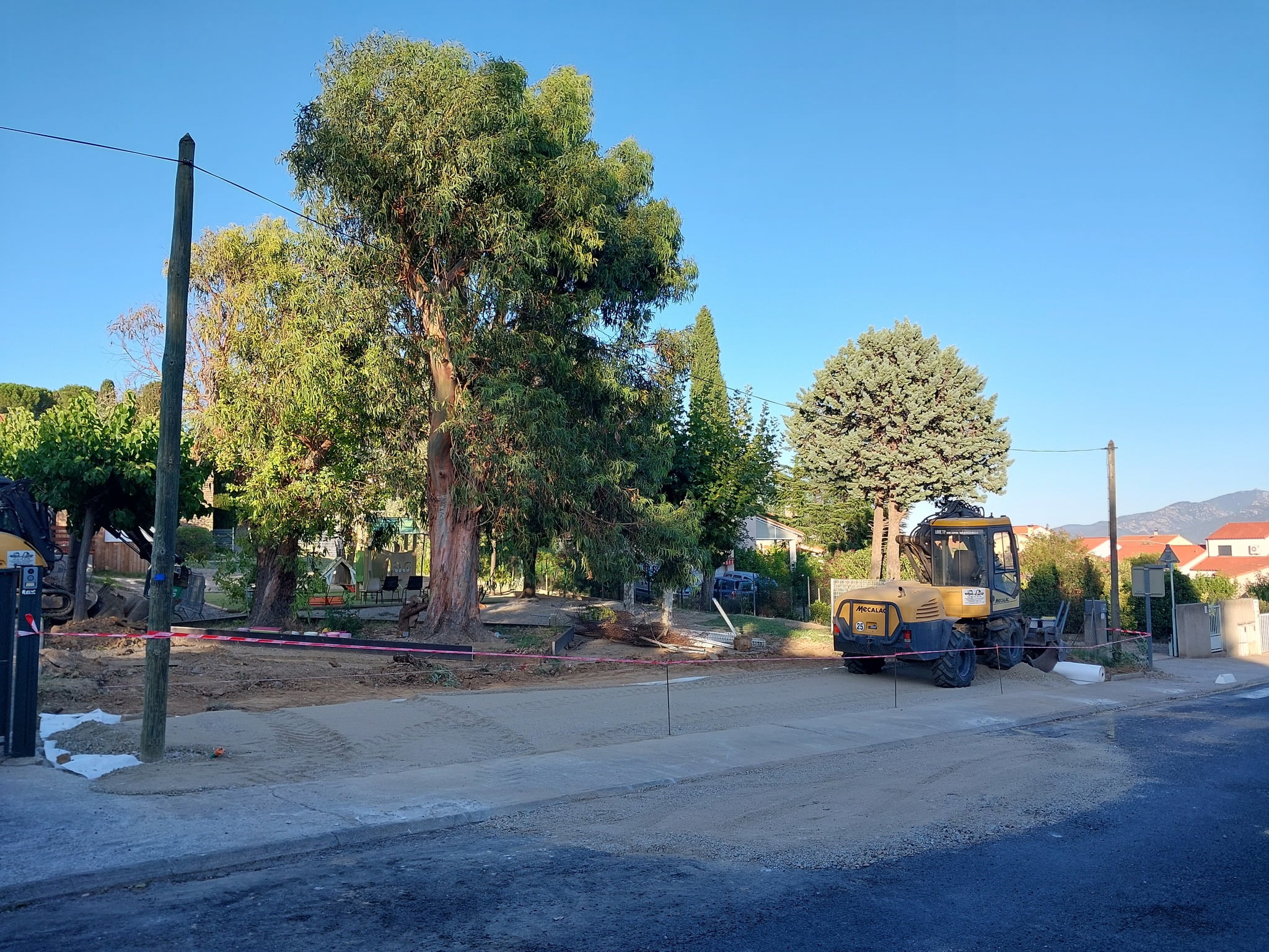 Chantier sur la commune de Banyuls dels Aspres