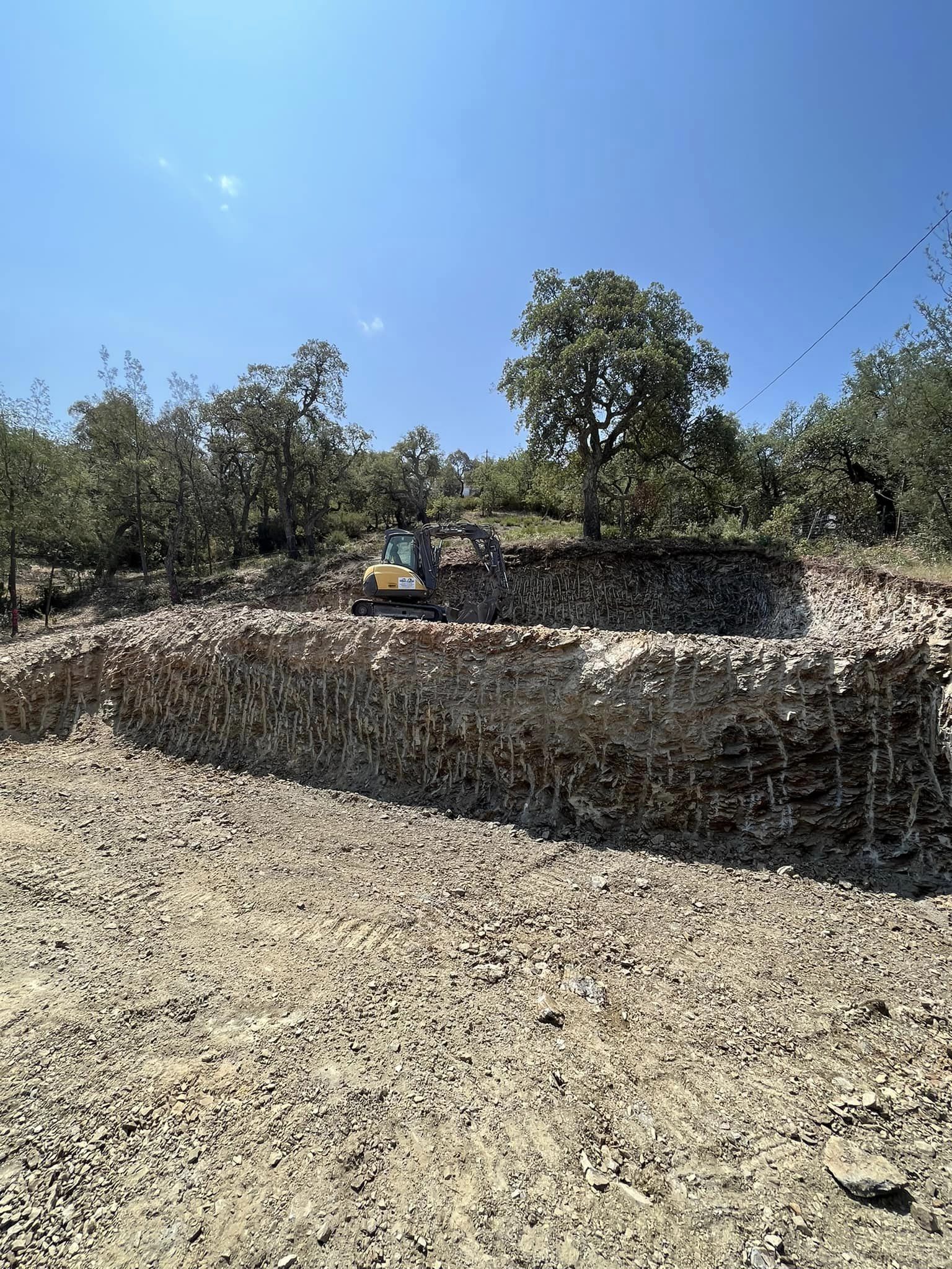 Terrassement -Enrochement à Montesquieu des Albères