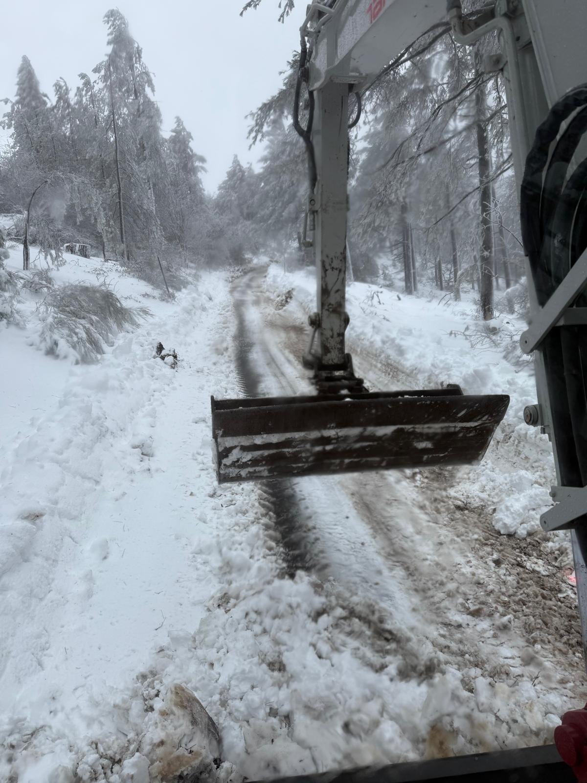 Déneigement pic du Néoulous à L’Alberes