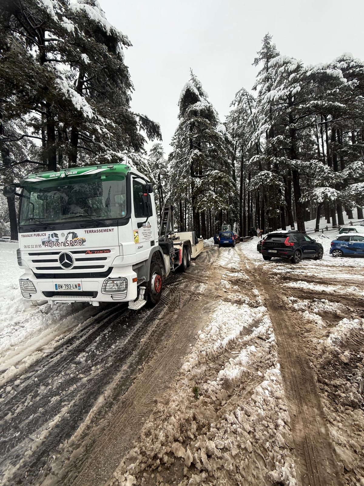 Déneigement pic du Néoulous à L’Alberes